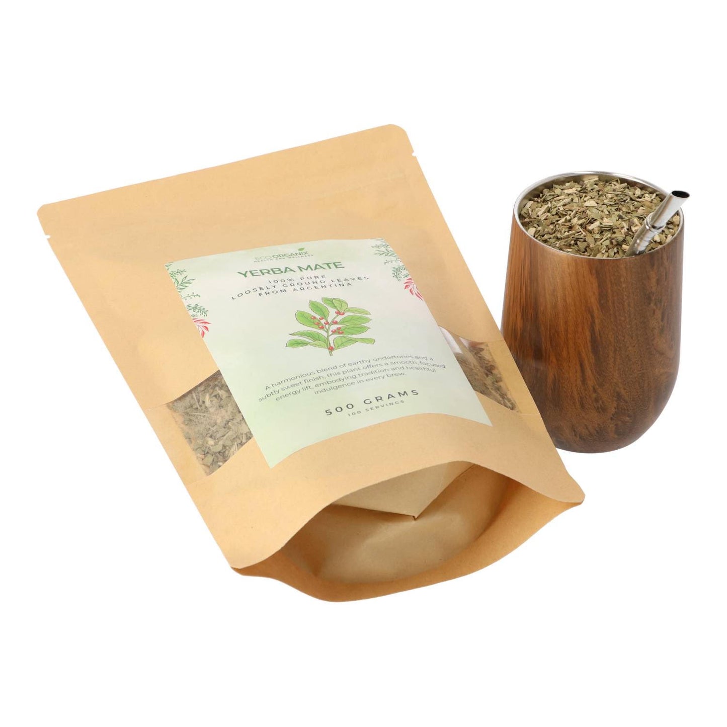 Yerba Mate 100% Pure Loosely Ground Leaves from Argentina