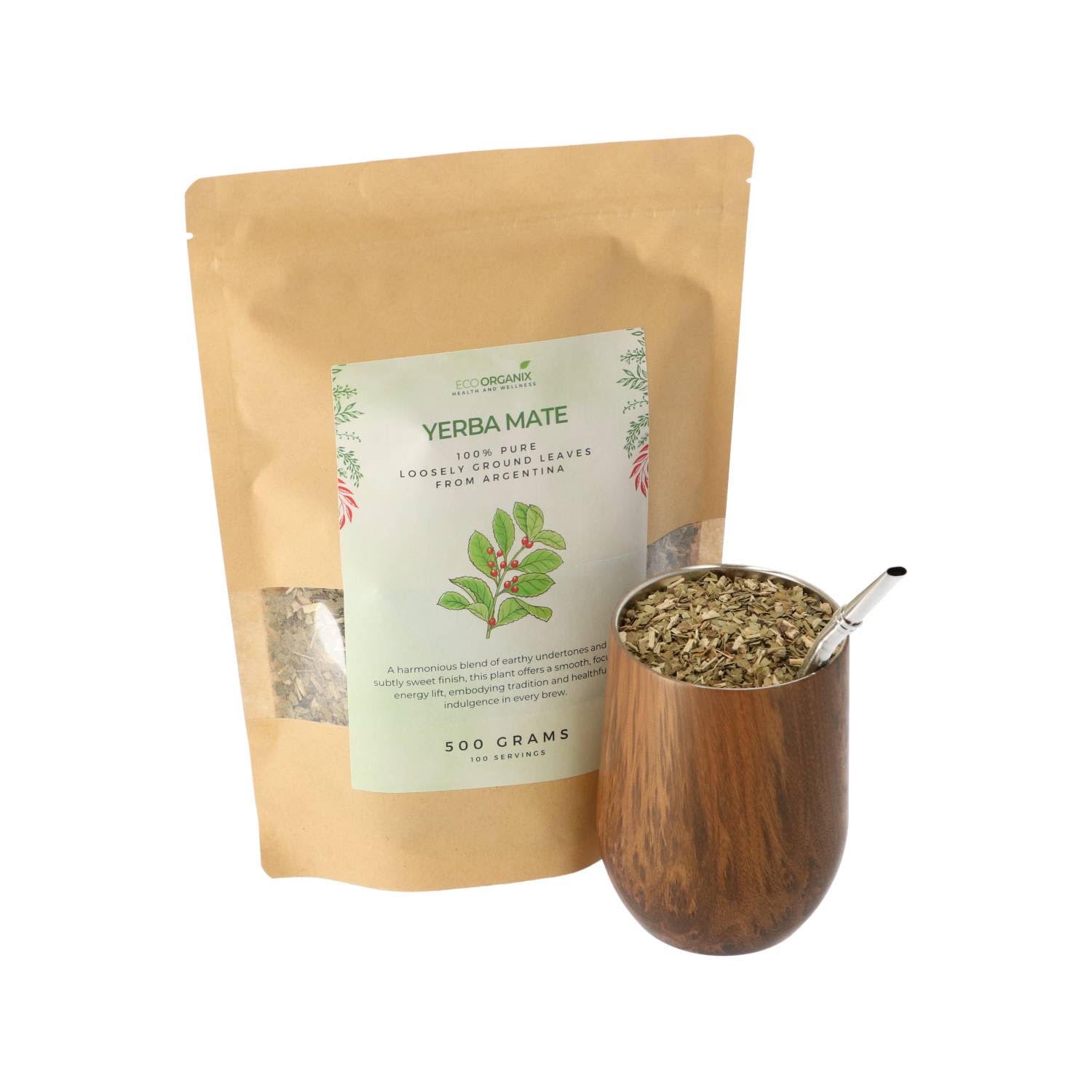 Yerba Mate 100% Pure Loosely Ground Leaves from Argentina